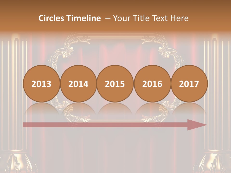 Kickboxing Red Fighting PowerPoint Template