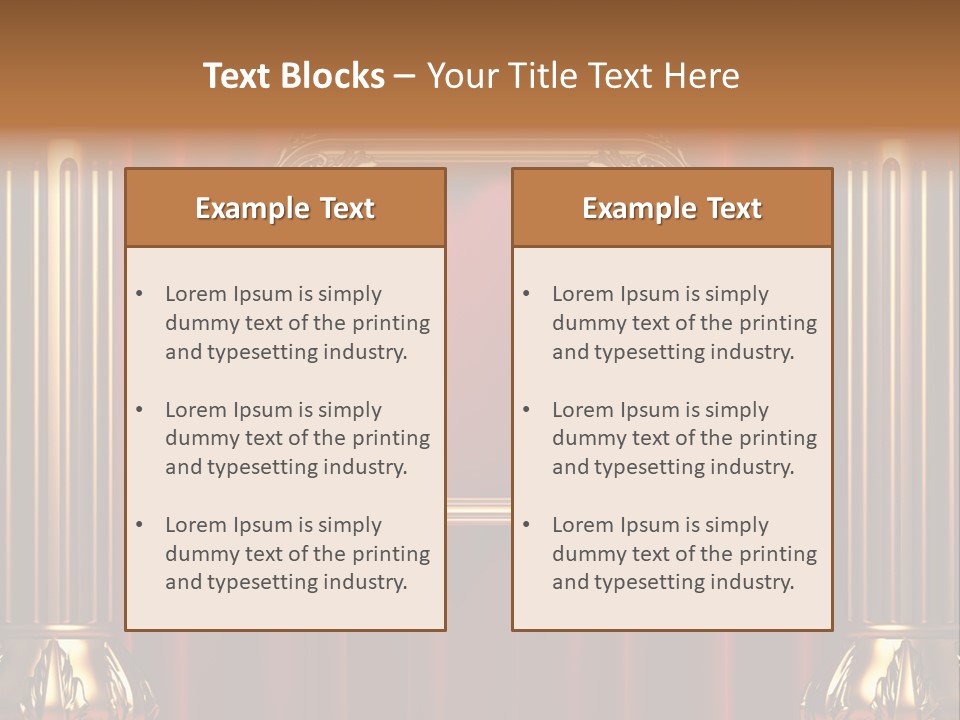 Kickboxing Red Fighting PowerPoint Template