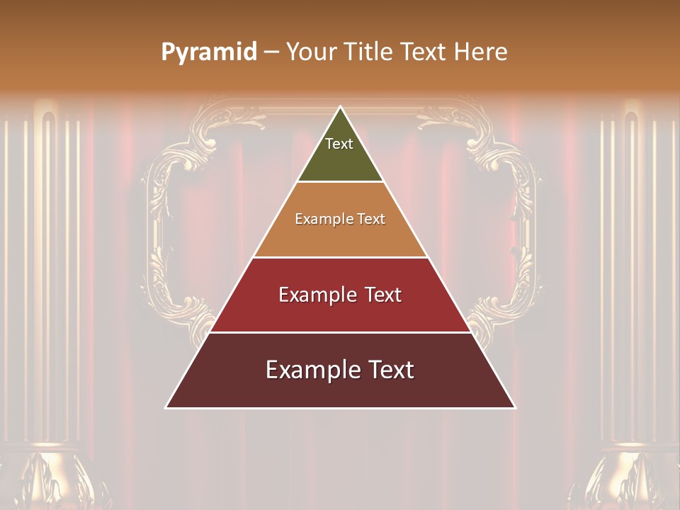 Kickboxing Red Fighting PowerPoint Template