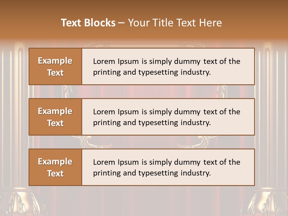 Kickboxing Red Fighting PowerPoint Template