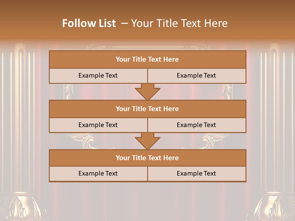 Kickboxing Red Fighting PowerPoint Template