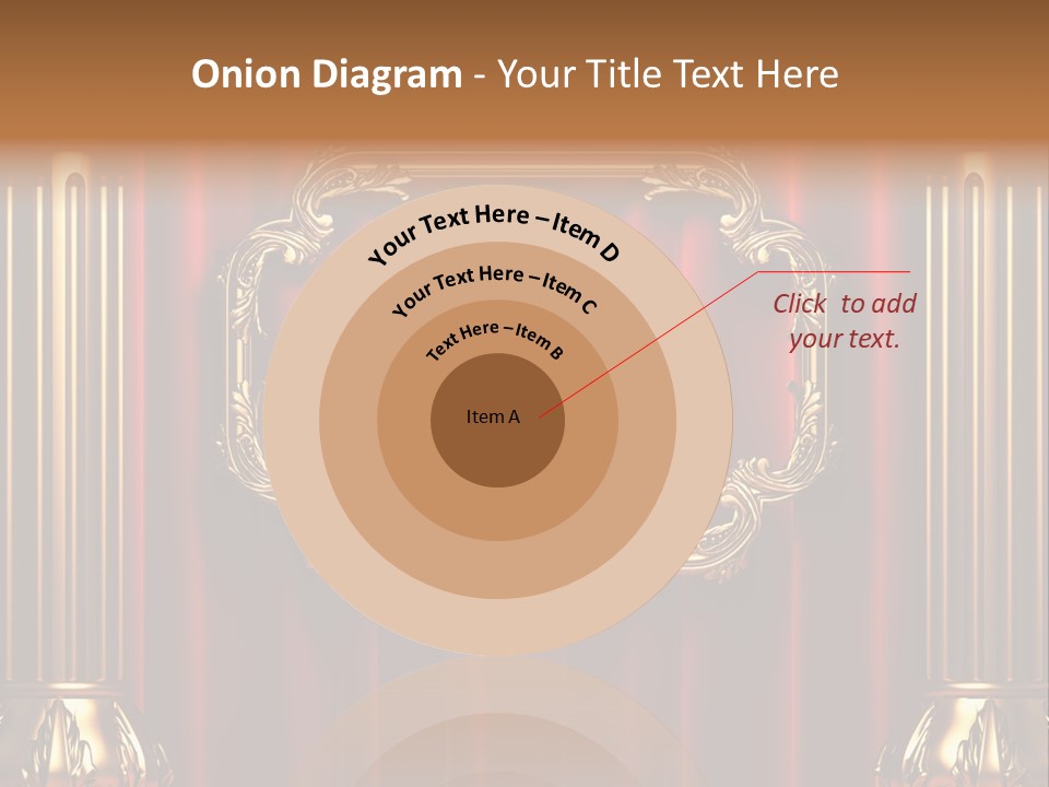 Kickboxing Red Fighting PowerPoint Template