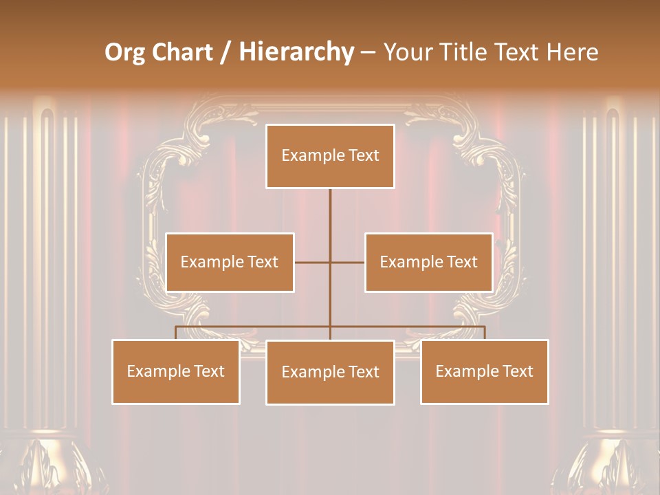 Kickboxing Red Fighting PowerPoint Template