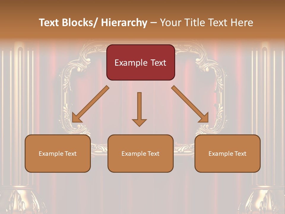 Kickboxing Red Fighting PowerPoint Template