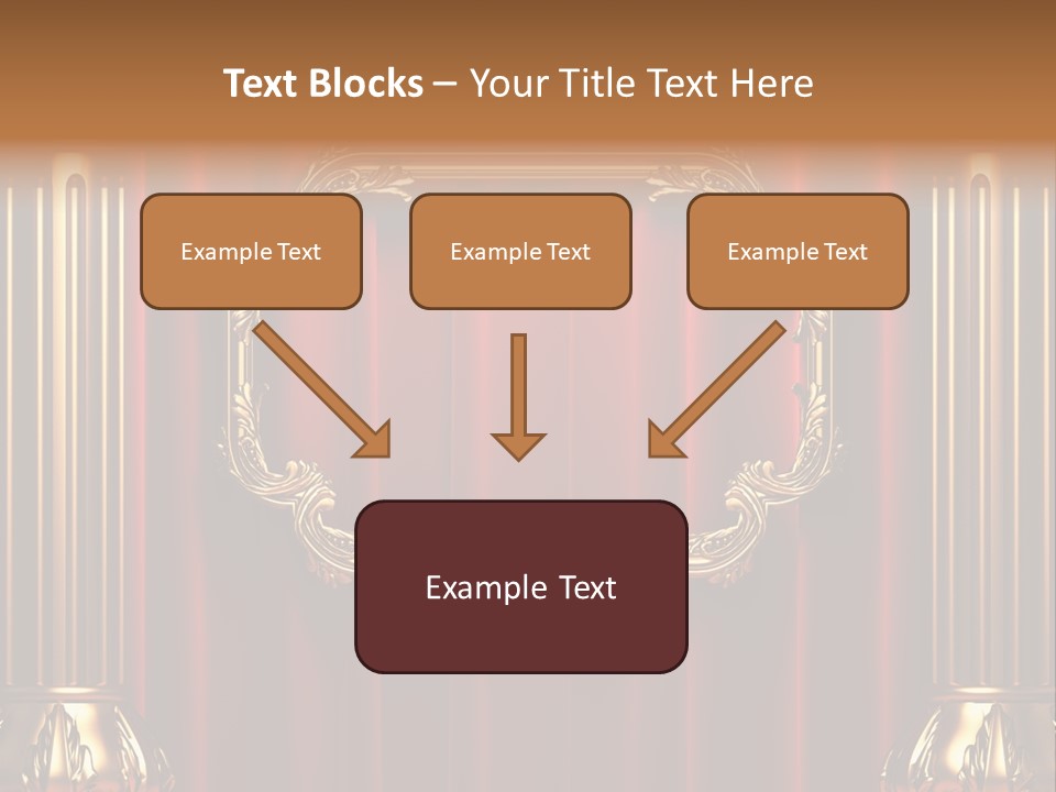Kickboxing Red Fighting PowerPoint Template