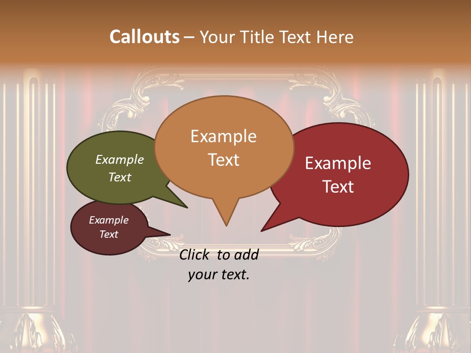 Kickboxing Red Fighting PowerPoint Template