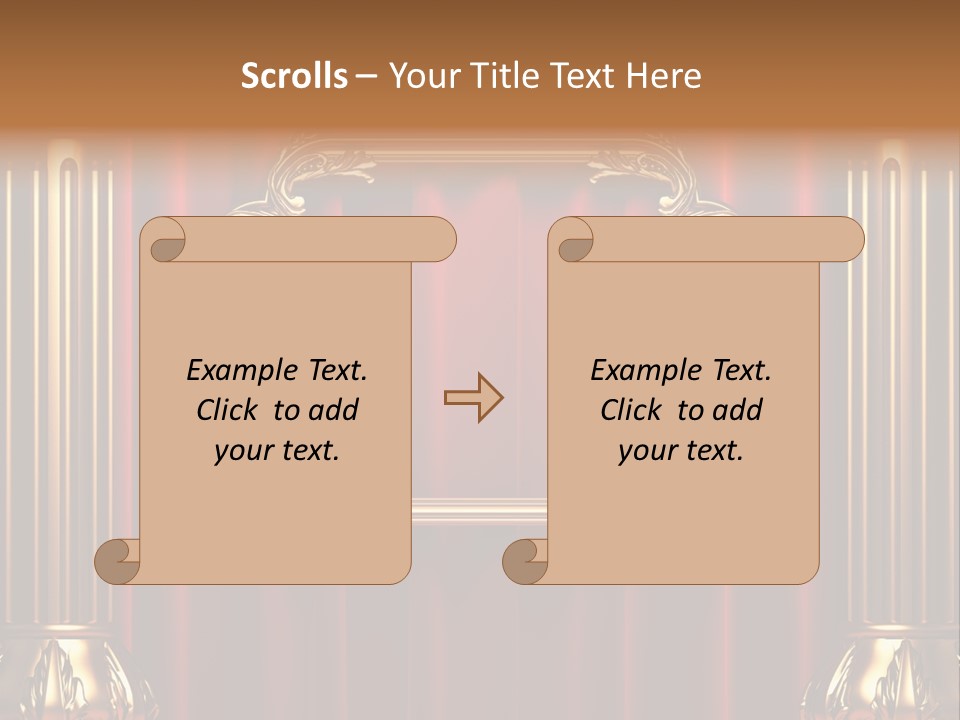 Kickboxing Red Fighting PowerPoint Template