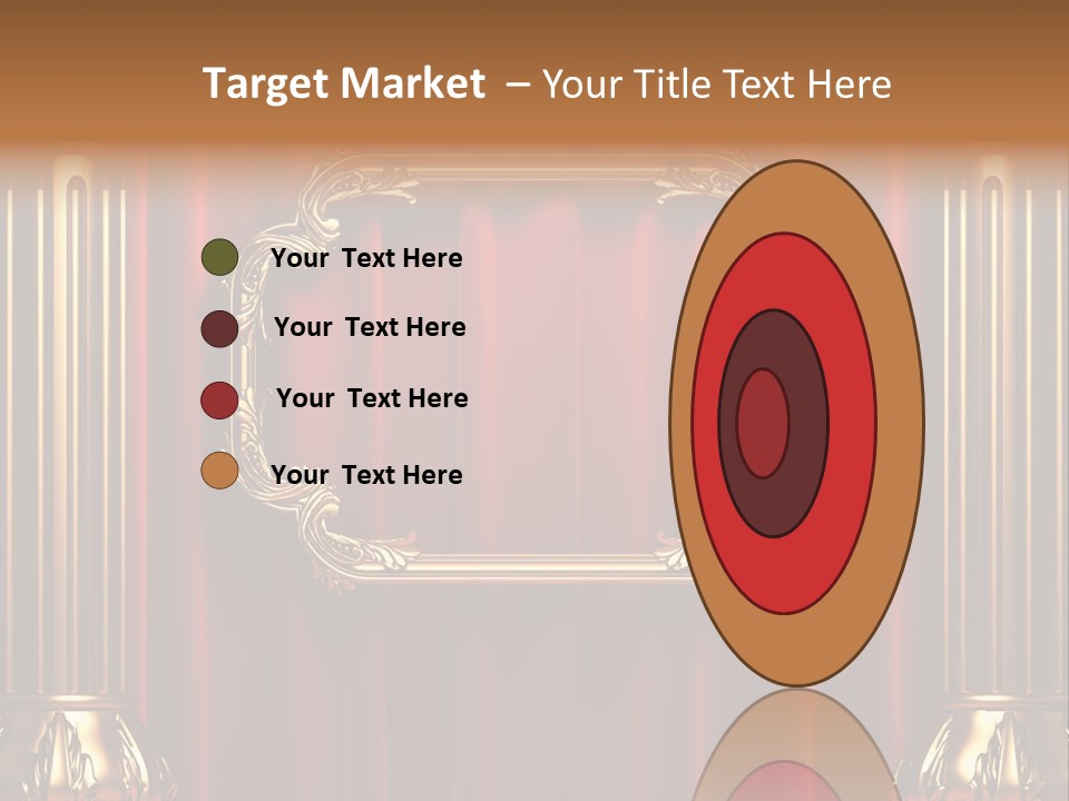 Kickboxing Red Fighting PowerPoint Template