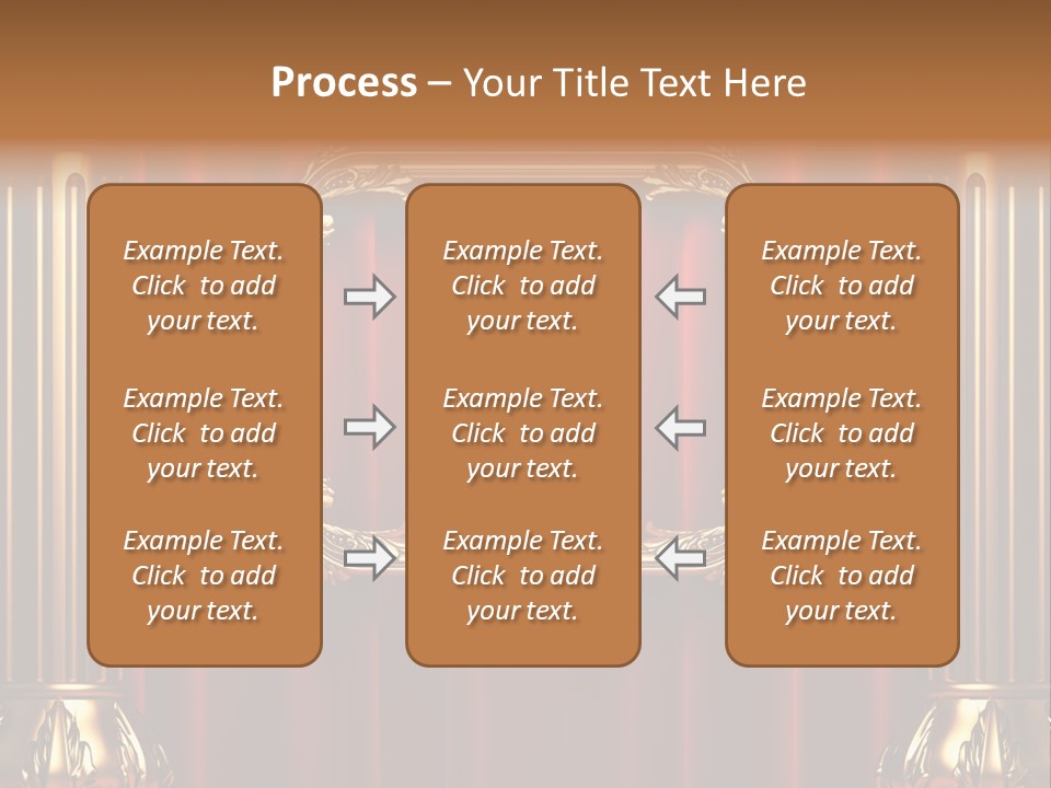 Kickboxing Red Fighting PowerPoint Template