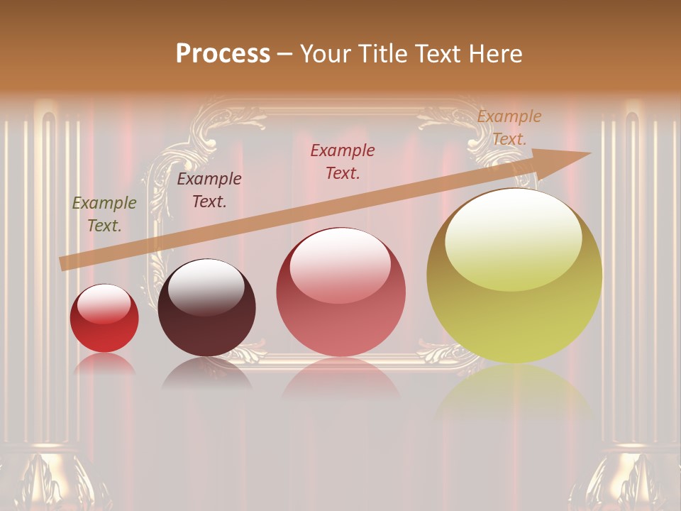 Kickboxing Red Fighting PowerPoint Template