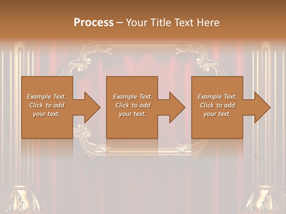 Kickboxing Red Fighting PowerPoint Template