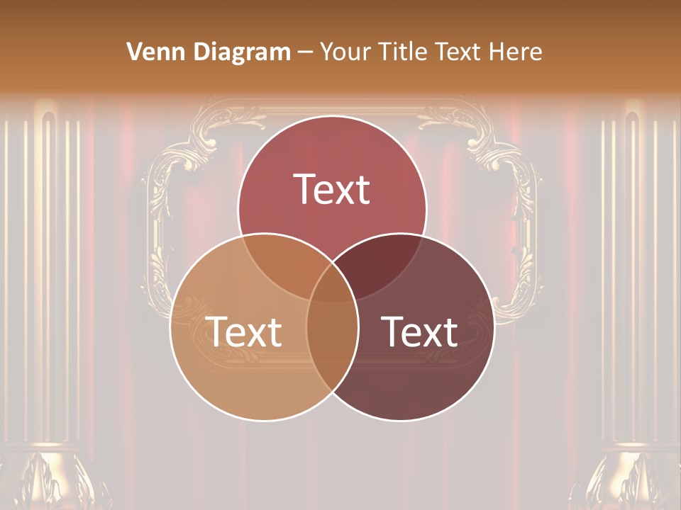 Kickboxing Red Fighting PowerPoint Template