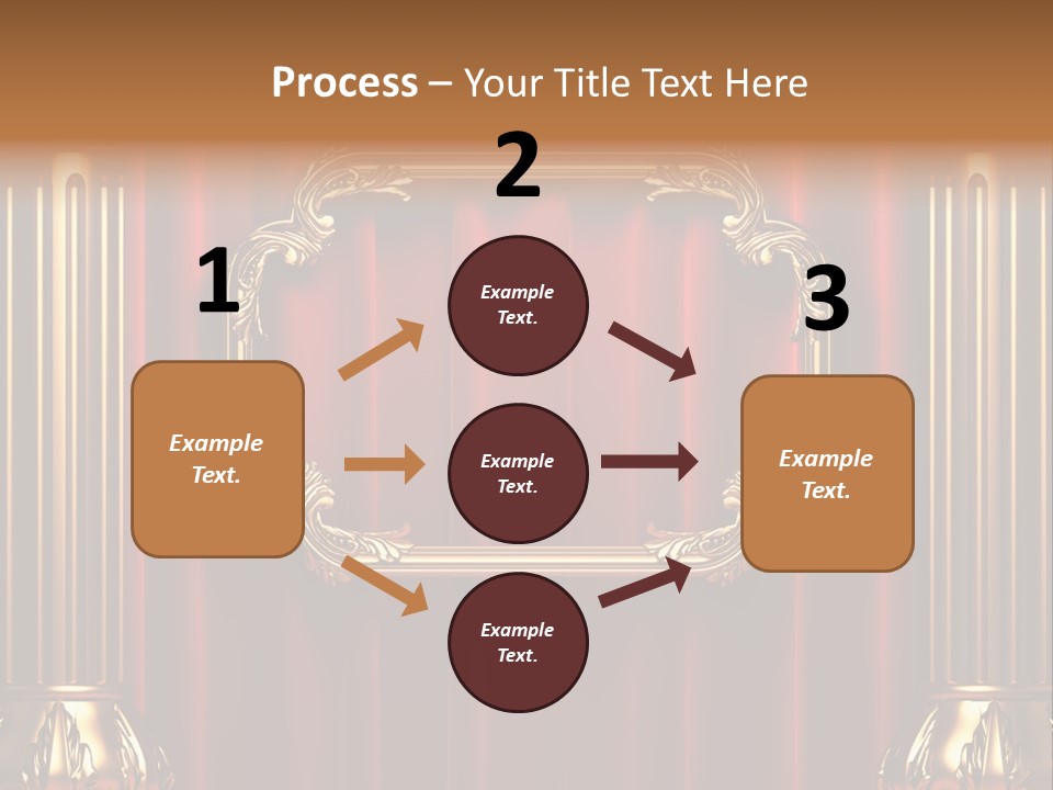 Kickboxing Red Fighting PowerPoint Template