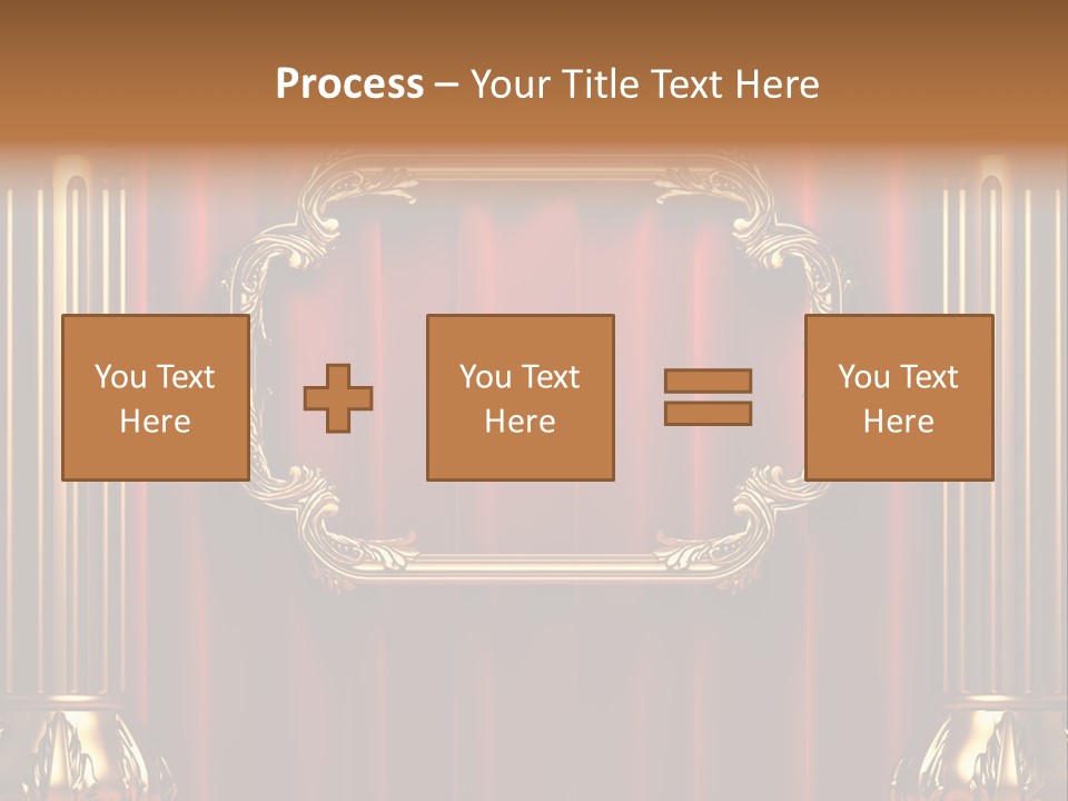 Kickboxing Red Fighting PowerPoint Template
