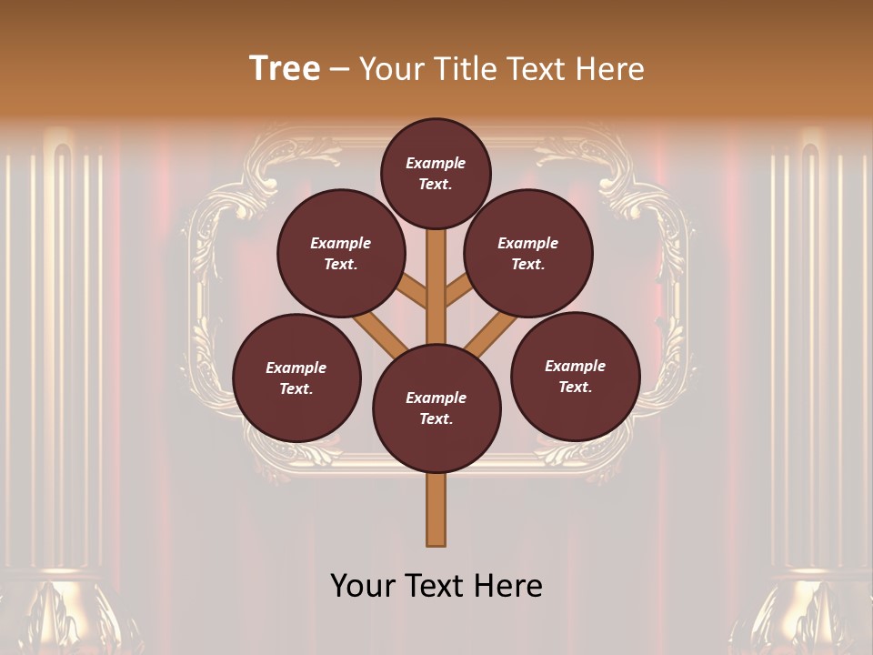 Kickboxing Red Fighting PowerPoint Template