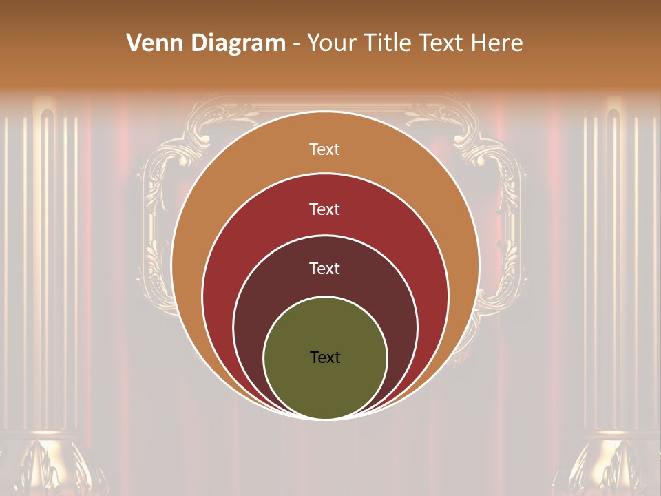 Kickboxing Red Fighting PowerPoint Template