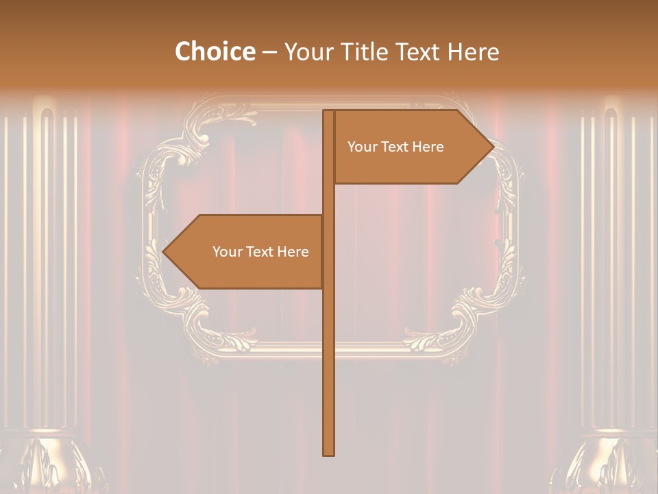 Kickboxing Red Fighting PowerPoint Template