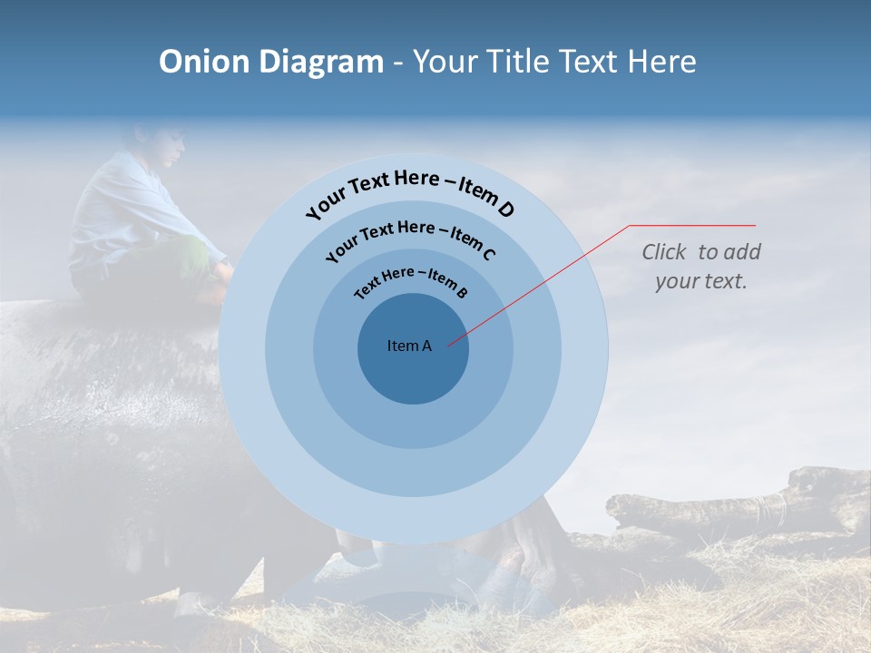 Hippo Boy Connection PowerPoint Template