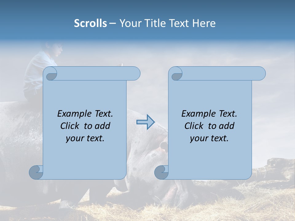 Hippo Boy Connection PowerPoint Template