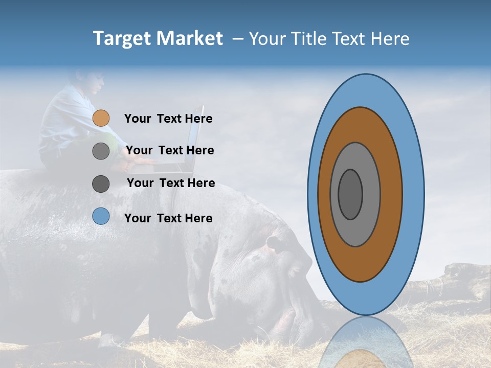 Hippo Boy Connection PowerPoint Template