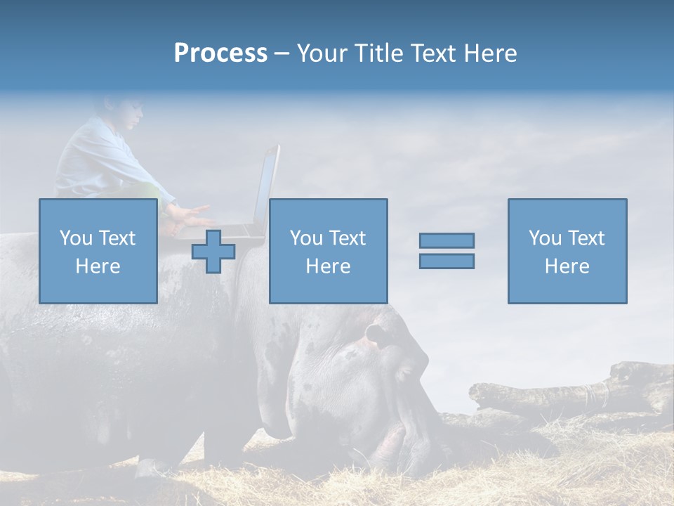 Hippo Boy Connection PowerPoint Template