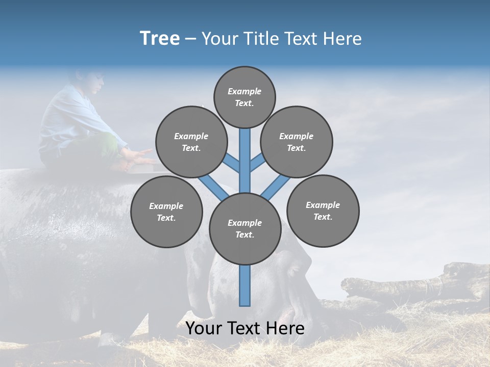 Hippo Boy Connection PowerPoint Template