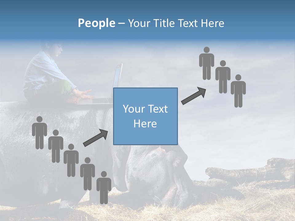 Hippo Boy Connection PowerPoint Template