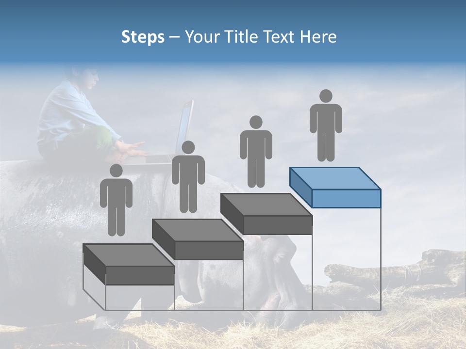 Hippo Boy Connection PowerPoint Template