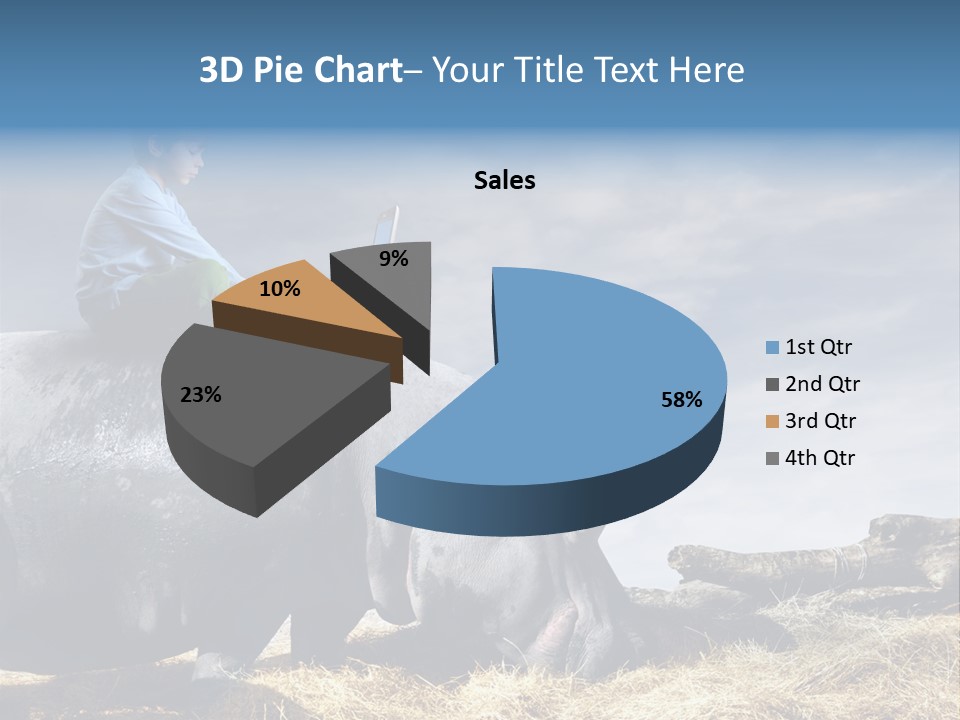 Hippo Boy Connection PowerPoint Template