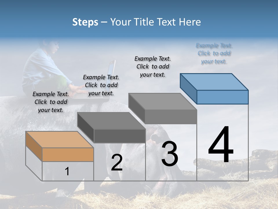 Hippo Boy Connection PowerPoint Template