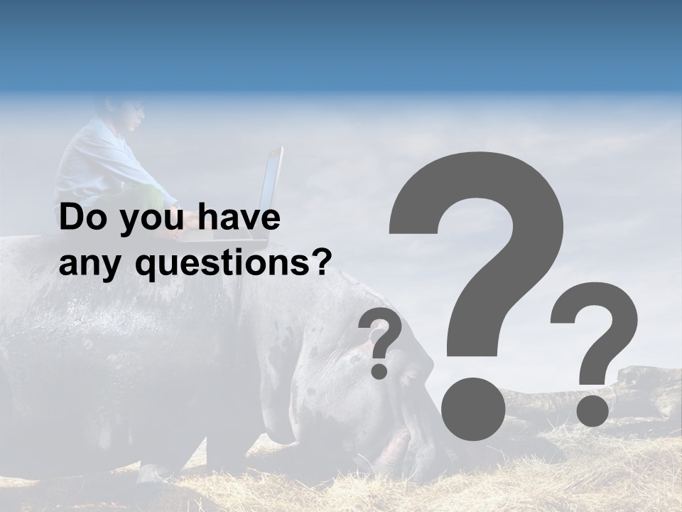 Hippo Boy Connection PowerPoint Template