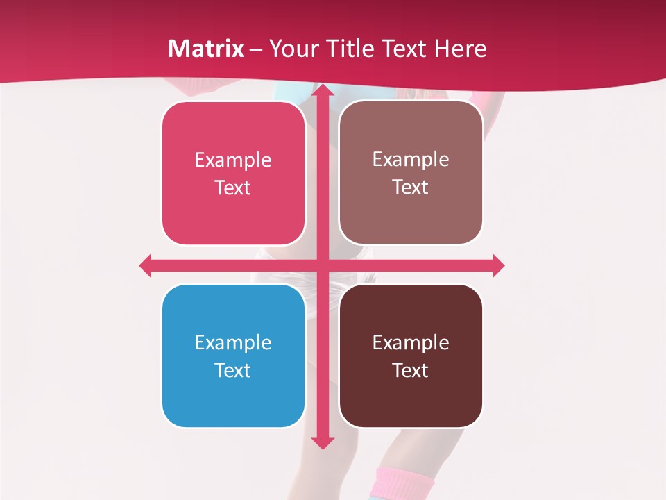 Gymnastic Woman One PowerPoint Template