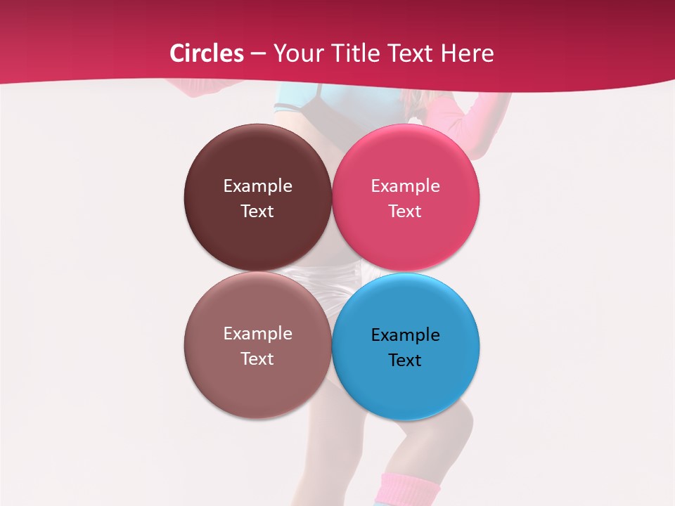 Gymnastic Woman One PowerPoint Template