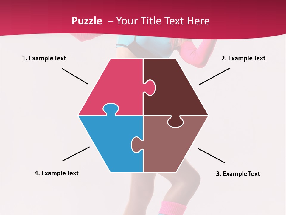 Gymnastic Woman One PowerPoint Template