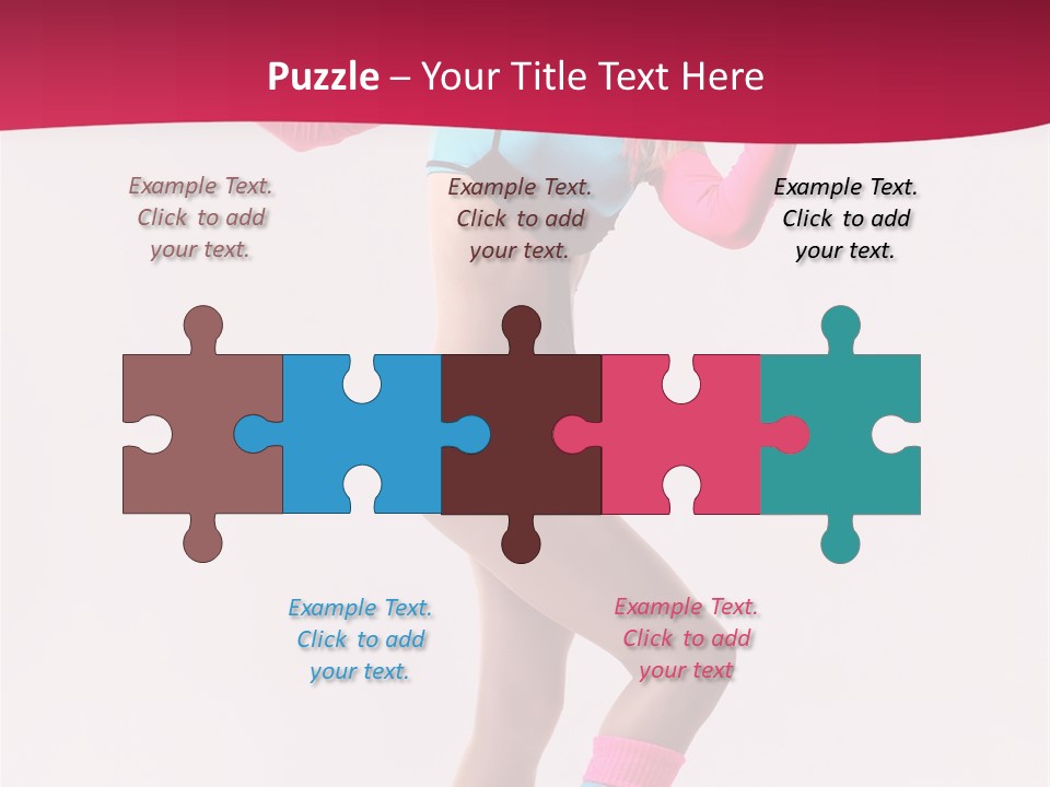 Gymnastic Woman One PowerPoint Template