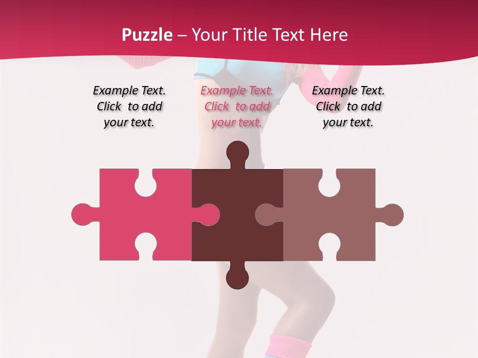 Gymnastic Woman One PowerPoint Template