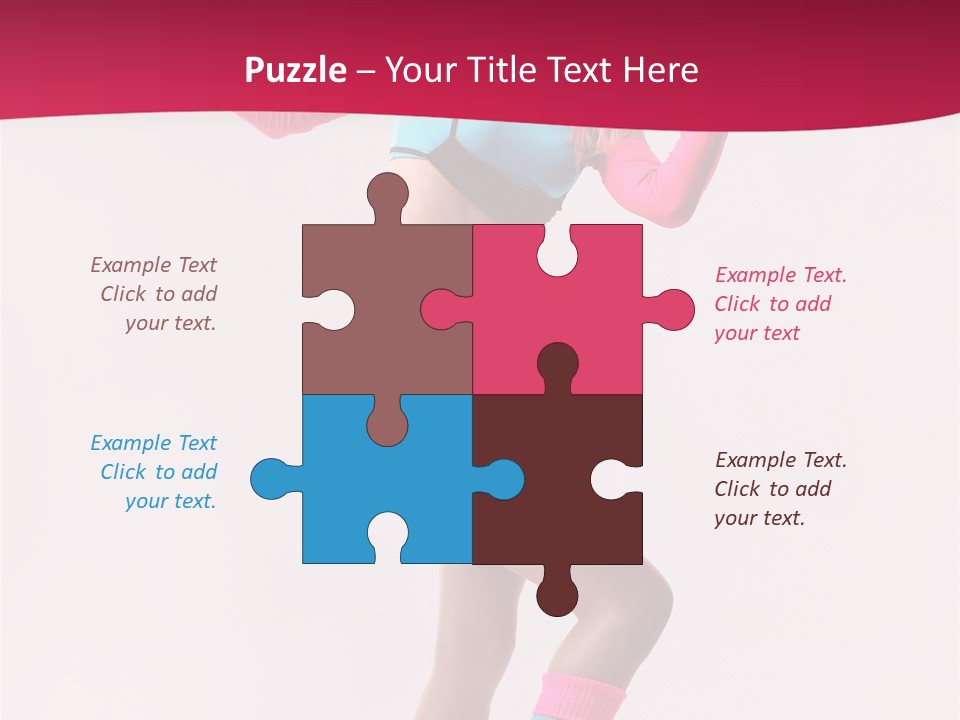 Gymnastic Woman One PowerPoint Template