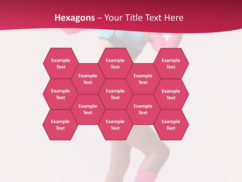 Gymnastic Woman One PowerPoint Template