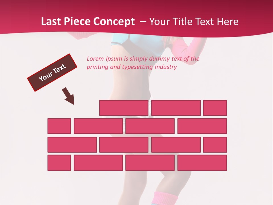 Gymnastic Woman One PowerPoint Template