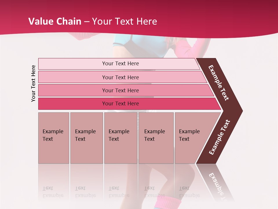 Gymnastic Woman One PowerPoint Template