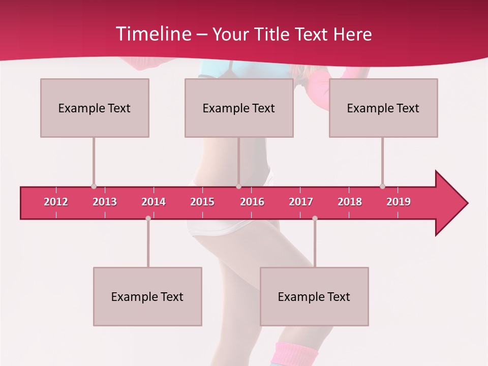 Gymnastic Woman One PowerPoint Template