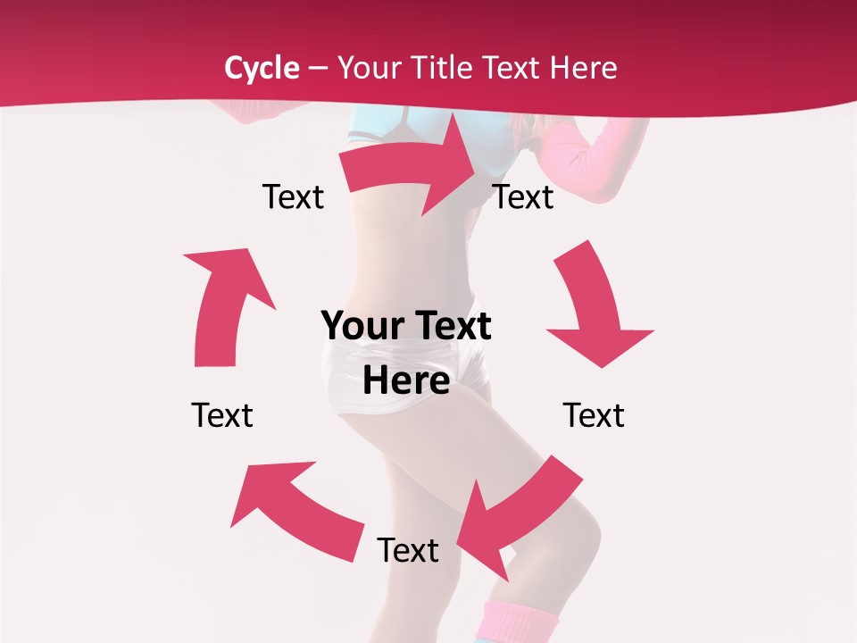 Gymnastic Woman One PowerPoint Template