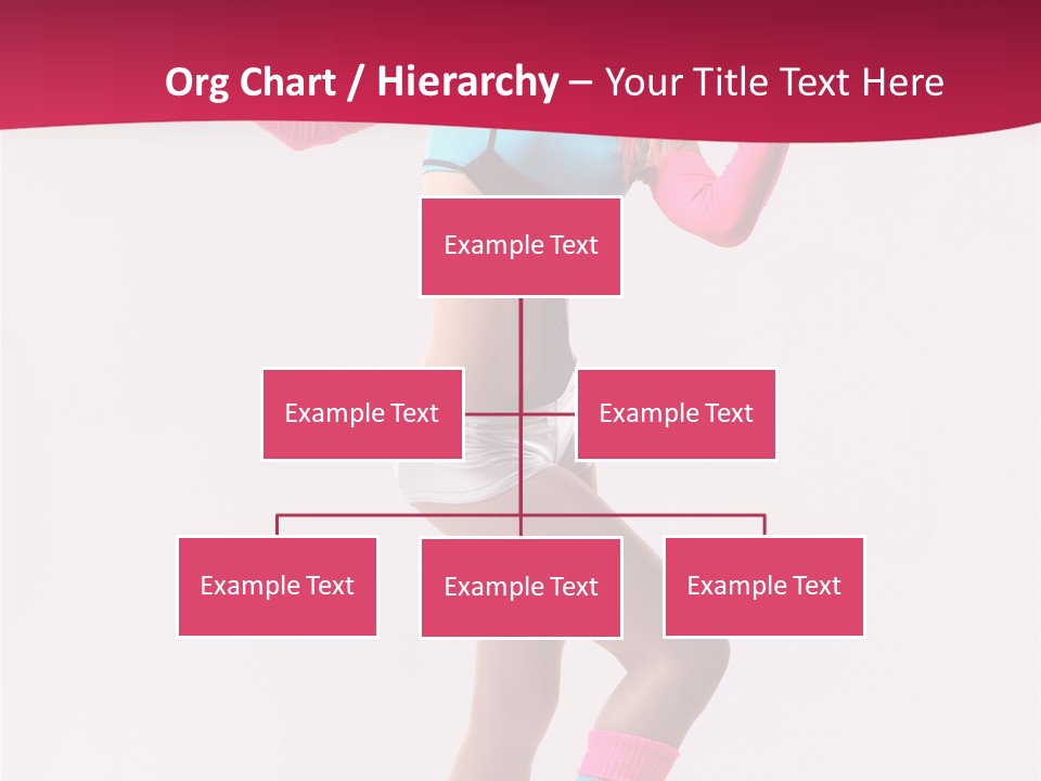 Gymnastic Woman One PowerPoint Template