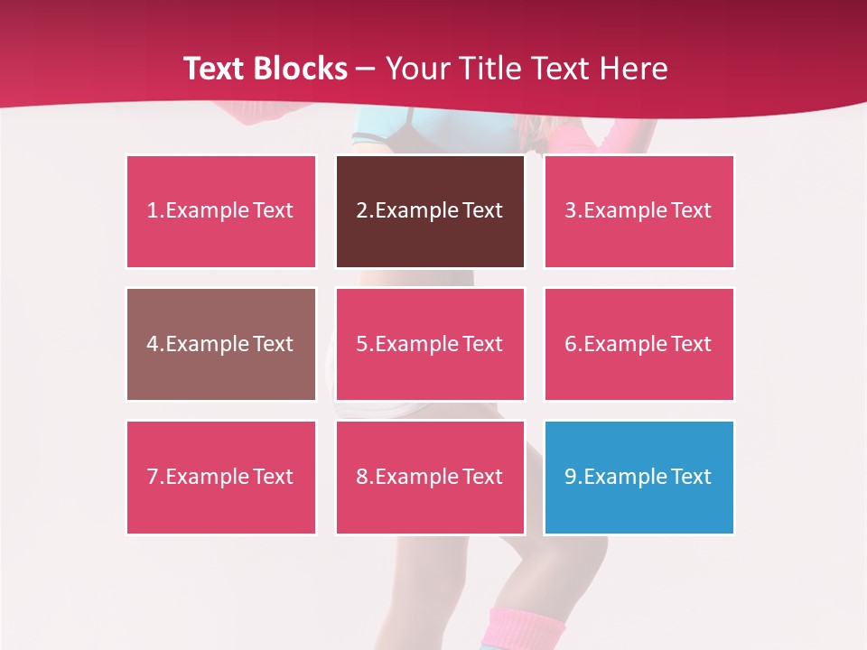 Gymnastic Woman One PowerPoint Template