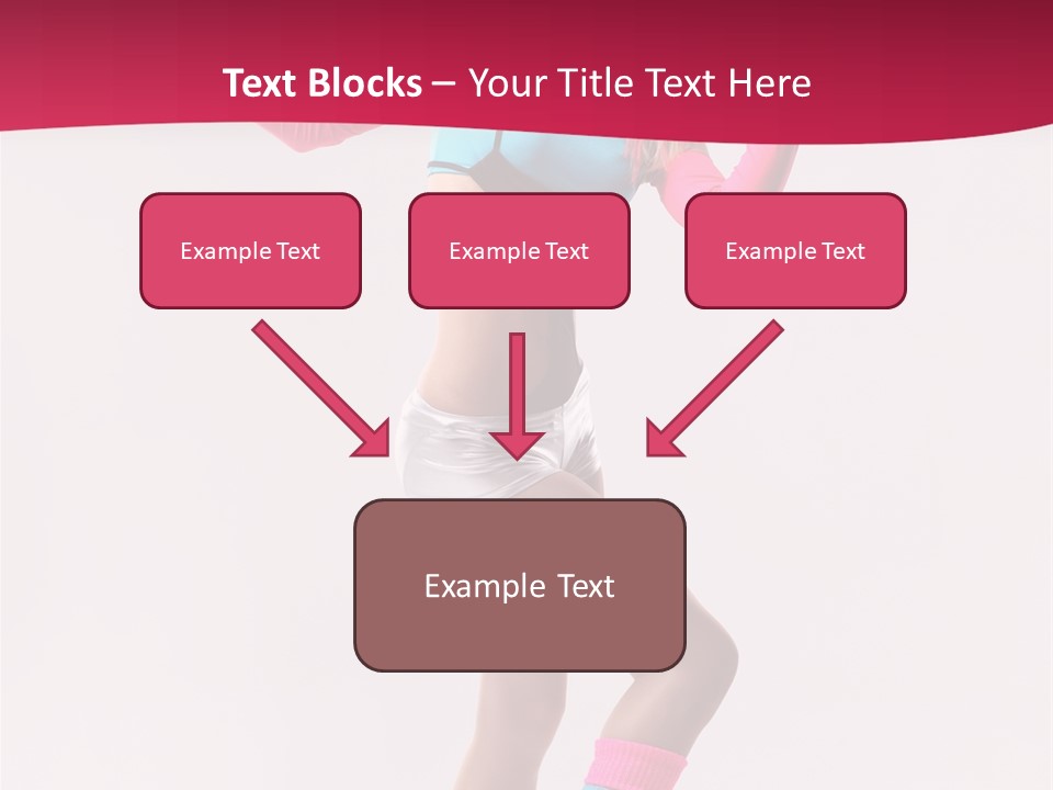 Gymnastic Woman One PowerPoint Template