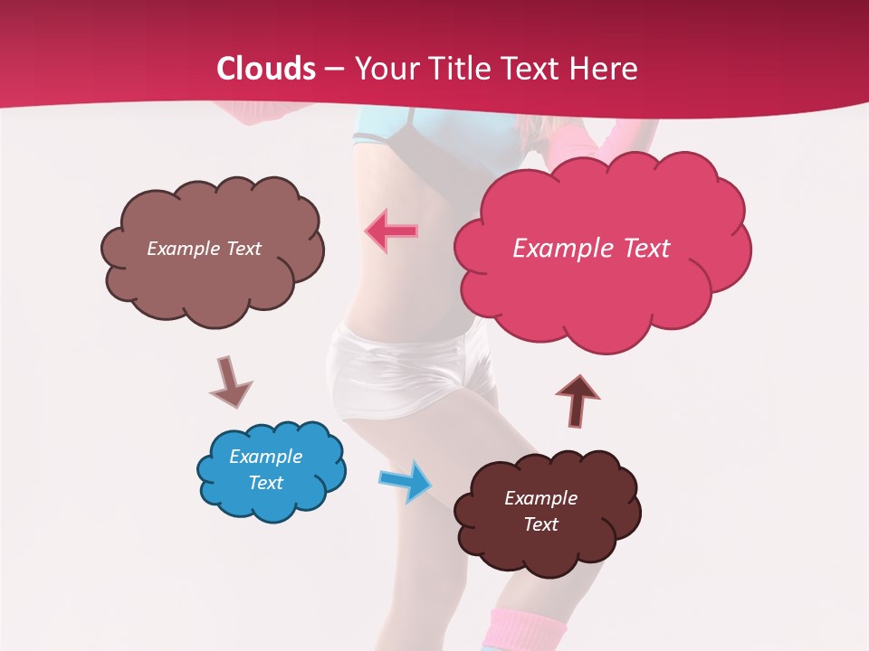 Gymnastic Woman One PowerPoint Template