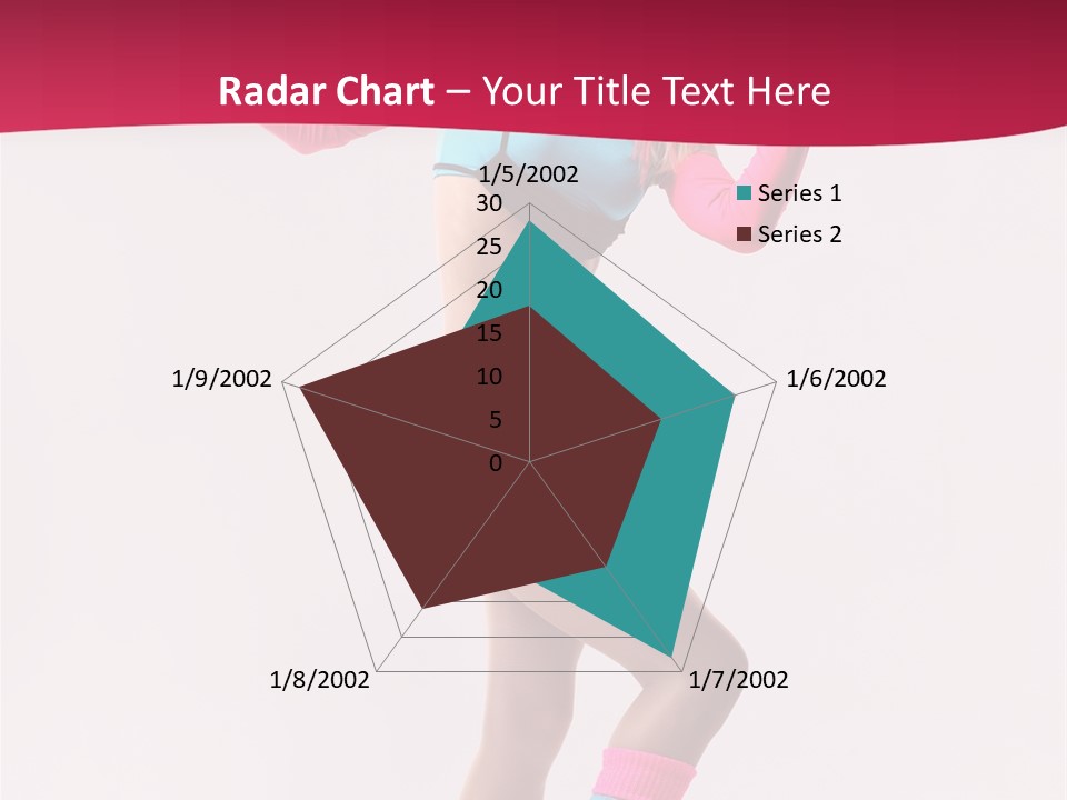 Gymnastic Woman One PowerPoint Template