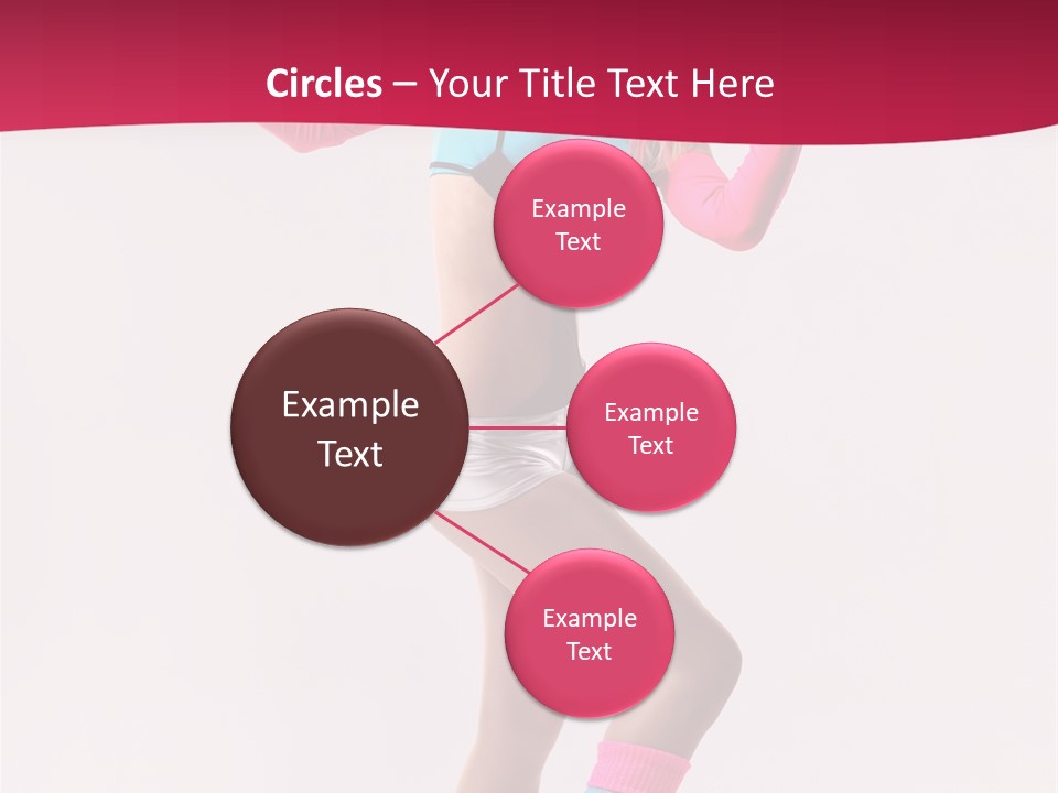 Gymnastic Woman One PowerPoint Template