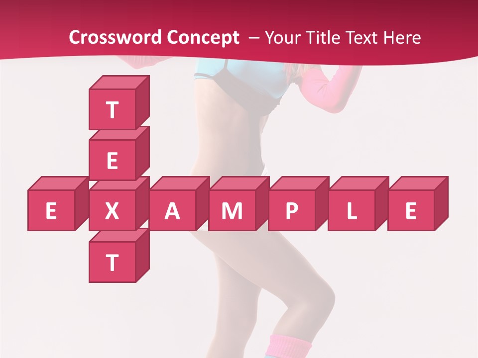 Gymnastic Woman One PowerPoint Template