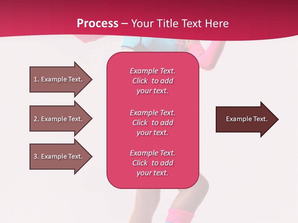 Gymnastic Woman One PowerPoint Template